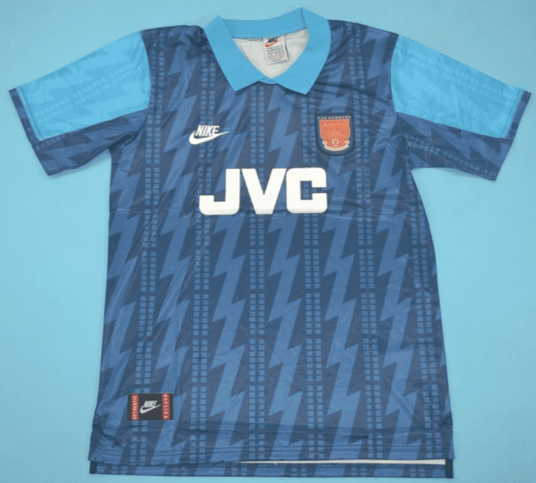 Blue O2 Arsenal Kit Arsenal 1994, Blue Away | Legends Gallery
